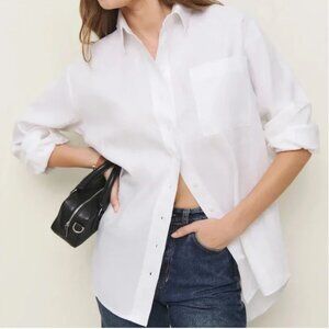 Reformation Eli Oversized Linen Shirt